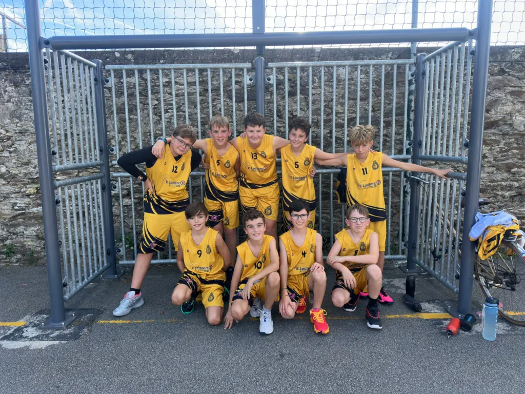 L’équipe U13 Masculins D3 de l’AS Brains Basket